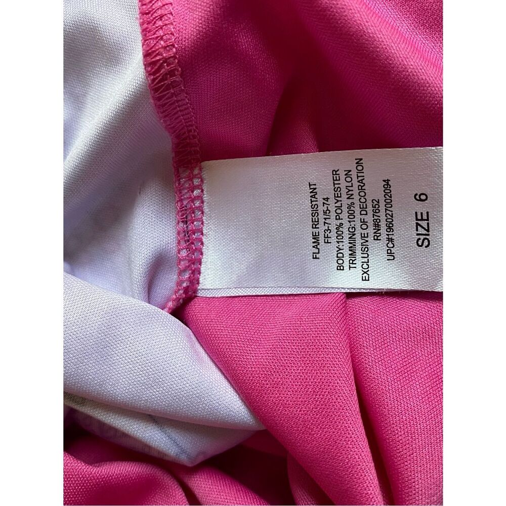 Disney Pink & Hot Pink Princess Ruffle Sleeve Nightgown - Picture 5 of 7